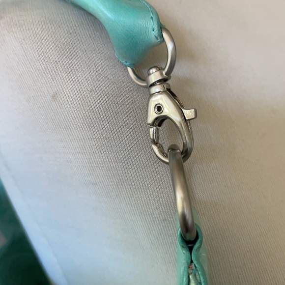 Hobo International Mini Aqua Green Leather  Mini Hobo Bag 😘😘 - Picture 5 of 14